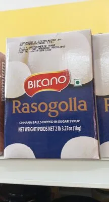 Bikano Rasgulla Tin 1kg