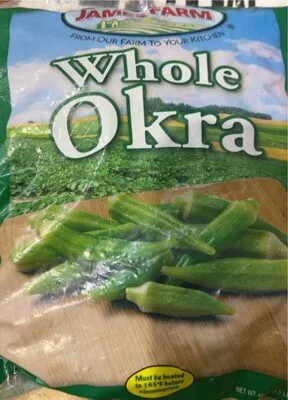 James Farm Frozen Whole Okra 2.5 Lb