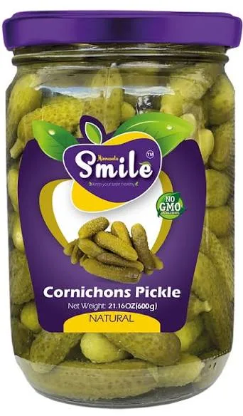 Smile Cornichons Pickles 600g